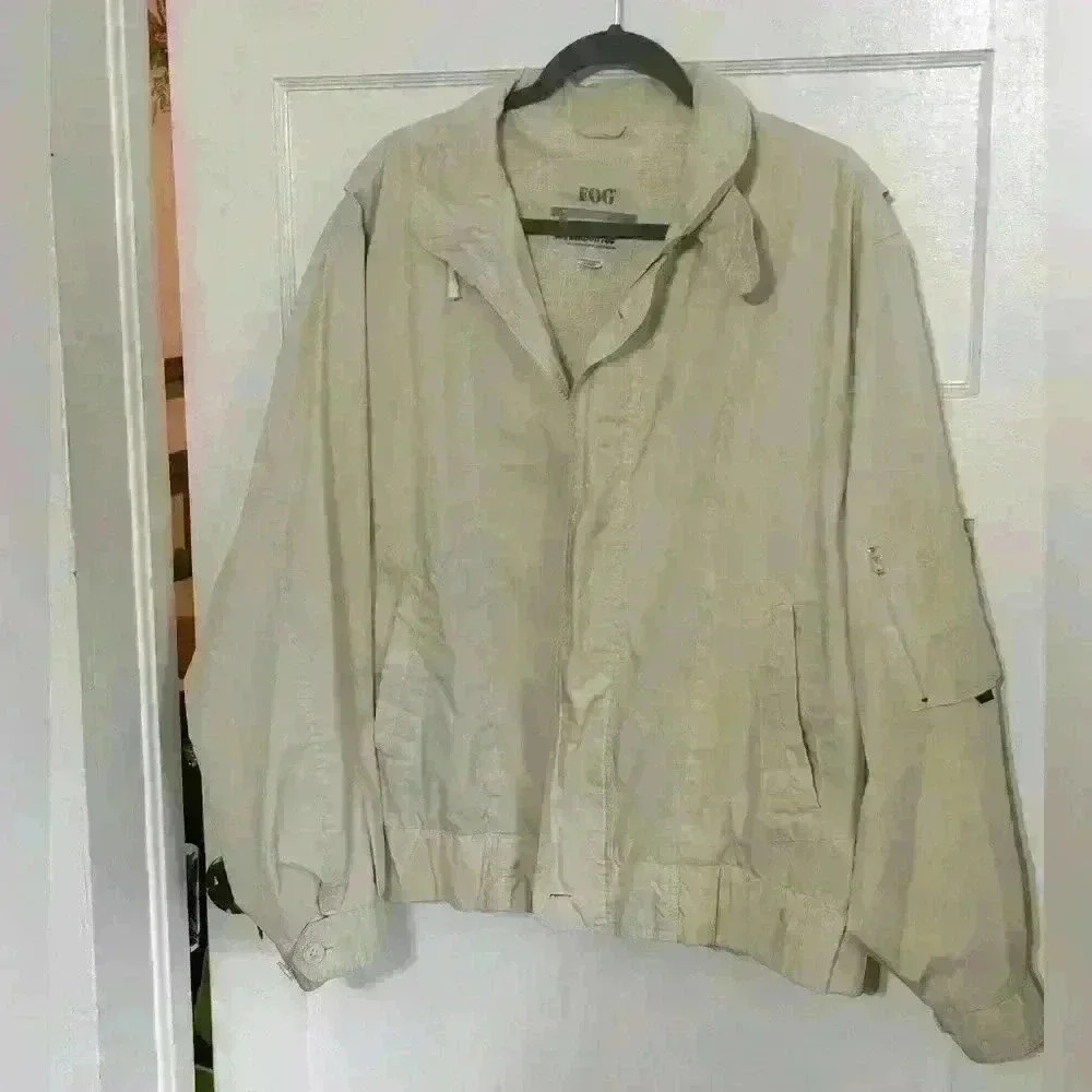 VTG London Fog Jacket‎ Size Large R Cream Color